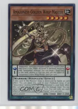 Amazoness Golden Whip Master 1st Ed. YuGiOh 25th Anniversary Dueling Heroes 0it8 - Image 1