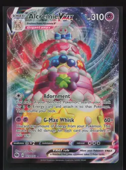 Alcremie VMAX 023/073 Champions Path Full Art Ultra Rare Pokemon TCG Card NM - Image 1