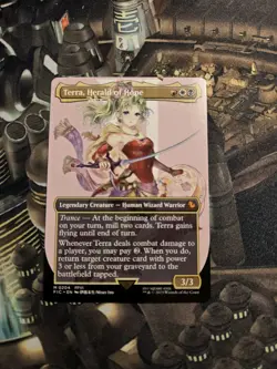 Terra, Herald of Hope Borderless Commander Final Fantasy magic the gathering mtg - Image 1