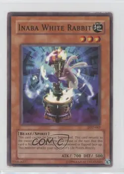 Inaba White Rabbit Unlimited YuGiOh Legacy of Darkness #LOD-065 2003 0h3w - Image 1