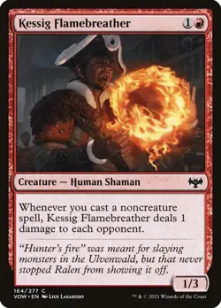 1x Kessig Flamebreather - NM - Crimson Vow - SPARROW MAGIC mtg - Image 1