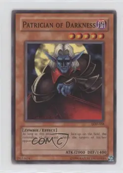 Patrician of Darkness Unlimited YuGiOh Legacy #LOD-058 2003 0l37 - Image 1