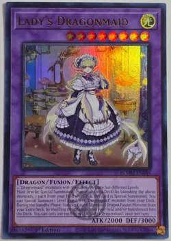 Yugioh Lady's Dragonmaid BLMM-EN049 Ultra Rare 1st Edition - Image 1