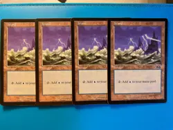MTG 4x Island 335 Urza's Saga Pauper Legacy Magic the Gathering x4 LP - Image 1