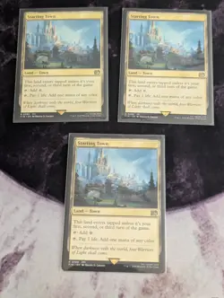Starting Town Final Fantasy Magic the Gathering 0289 Three CARDS 3x MTG - Image 1