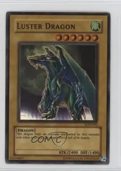 Luster Dragon #2 Unlimited YuGiOh Legacy of Darkness #LOD-050 2003 05k6 - Image 1