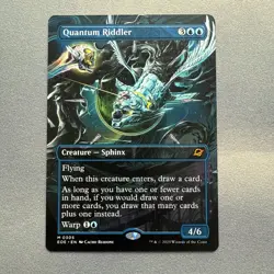 Quantum Riddler MINT Borderless 305 Edge of Eternities EOE MTG Mythic Unplayed - Image 1