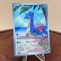 Misty's Lapras Illustration 194/182 Rare Destined Rivals Pokemon Card - Image 1