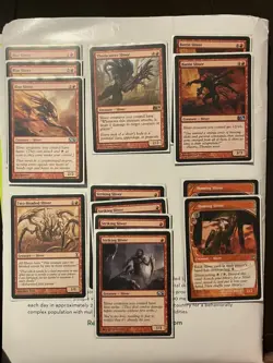 Sliver Queen Stronghold + 66 Card Tribal Sliver Deck + Deck Box & Sleeves - Image 5
