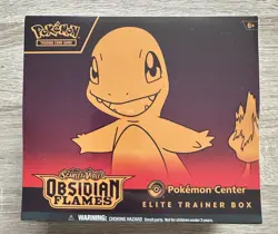 PokÃ©mon Scarlet & Violet Obsidian Flames Pokemon Center Elite Trainer Box ETB PC - Image 1