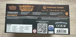 PokÃ©mon Scarlet & Violet Obsidian Flames Pokemon Center Elite Trainer Box ETB PC - Image 4