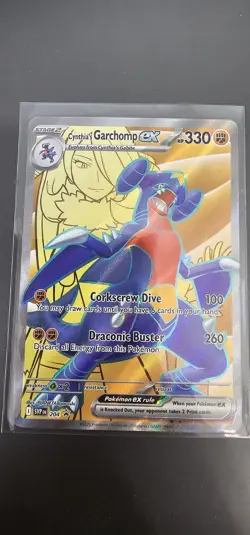 Cynthia's Garchomp EX 204 Pokemon Scarlet & Violet Black Star Promo - Image 1