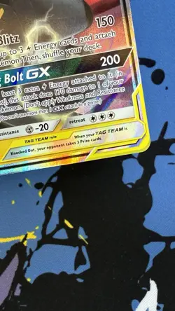 Pikachu & Zekrom GX 33/181 Team Up Pokemon Tag Team Ultra Rare Holo Nm - Image 5
