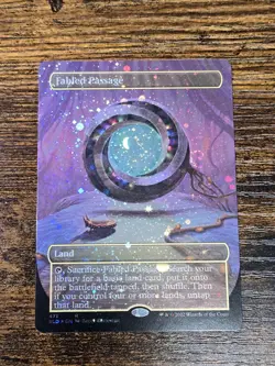 Fabled Passage - Borderless Galaxy Foil MTG Secret Lair NM - Image 1
