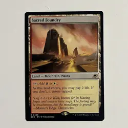 MTG - Sacred Foundry - Edge of Eternities - Regular - NM - Image 1