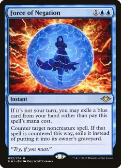 Force of Negation (MH1) Modern Horizons MTG Magic the Gathering MP Moderate Play - Image 1
