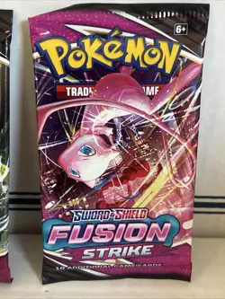 Pokemon TCG Sword & Shield Fusion Strike 2 Booster Packs of 10 cards each SEALED - Image 2