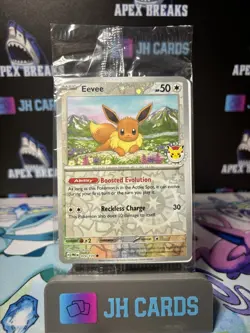 Pokemon Tcg Eevee Pokemon Day Stamped Sealed Promo Card 074/131 2025 - Image 1