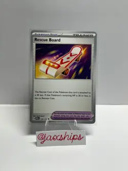 ðŸ†˜ Rescue Board #126 â€“ Prismatic Evolutions Trainer Card ðŸ‡ºðŸ‡¸ - Image 1