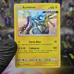 Xurkitree SHINY SV14/SV94 Hidden Fates NM Holo Foil Rare Pokemon Card Clean SM - Image 1
