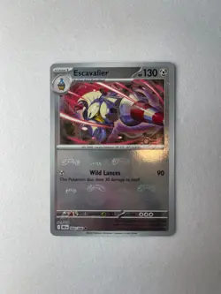 Escavalier 060/086 Master Ball Reverse Holo Rare Pokemon TCG Black Bolt NM/Mint - Image 1