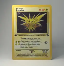 Zapdos 15/62 Fossil 1st Edition Holo Rare 1995 Pokemon Card - Image 1