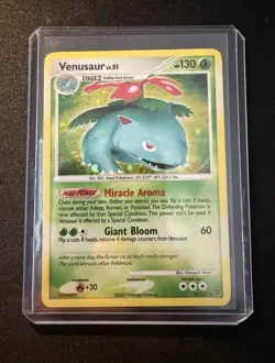 Venusaur 20/132 Pokemon TCG Secret Wonders Holo Foil Rare Card 2007 Nintendo  - Image 1