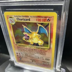 ????1999 Pokemon TCG Charizard Base Set Holo Unlimited Rare Card 4/102 GG 4 - Image 3