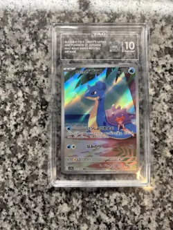 2025 Pokemon Japanese Heat Wave Arena Misty's Lapras Art Rare 072 TAG 10 - Image 1