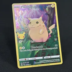 Pokemon TCG Card Pikachu 5/25 Celebrations 25th Anniversary Full Art Holo - X1 - Image 19