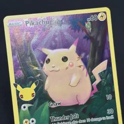 Pokemon TCG Card Pikachu 5/25 Celebrations 25th Anniversary Full Art Holo - X1 - Image 21