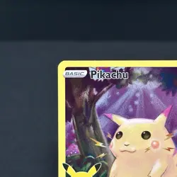 Pokemon TCG Card Pikachu 5/25 Celebrations 25th Anniversary Full Art Holo - X1 - Image 4