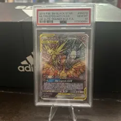 PSA 10 Moltres & Zapdos & Articuno GX SM210 Black Star Promo PokÃ©mon Card - Image 1