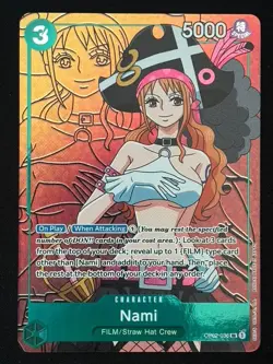 Nami (OP02-036) (Alternate Art) - Paramount War (OP02) - One Piece Card Game - Image 1