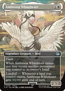 MTG Final Fantasy Ambrosia Whiteheart 0325 Borderless Regular - Image 1