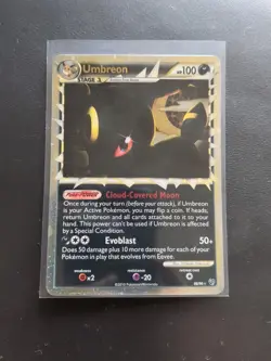 Pokemon Umbreon Prime 86/90 Ultra Rare Holo HGSS Undaunted Card - Image 1