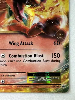 Charizard EX 12/108 Evolutions Holo Pokemon Card TCG NM - Image 4