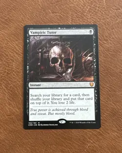 MTG Vampiric Tutor Commander Legends Regular 156 - Image 1