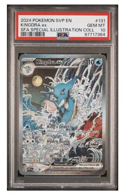 KINGDRA ex 2024 Pokemon SVP SFA Special Illustration Collection #131 PSA 10 *mv - Image 1