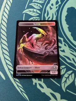 Sliver 0001 Robot 0010 Foil Token Edge Of Eternities EOE MTG Magic Gathering - Image 1