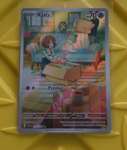 Ralts - 211/198 Scarlet & Violet Illustration Rare Pokemon - NM/MINT - Image 1