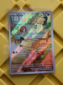 Ralts - 211/198 Scarlet & Violet Illustration Rare Pokemon - NM/MINT - Image 3