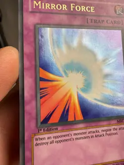Mirror Force MRD-138 1st Edition Yugioh Card English Ultra Rare Vintage NA - PL - Image 6
