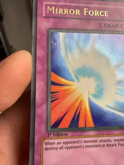 Mirror Force MRD-138 1st Edition Yugioh Card English Ultra Rare Vintage NA - PL - Image 7