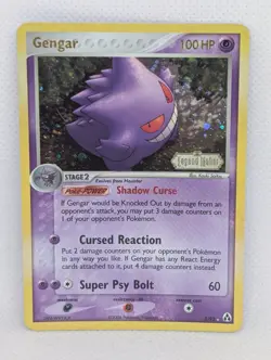 Gengar 5/92 Legend Maker Reverse Holo Ultra Rare Pokemon TCG Nintendo stamped MP - Image 1