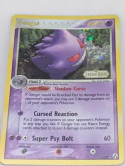 Gengar 5/92 Legend Maker Reverse Holo Ultra Rare Pokemon TCG Nintendo stamped MP - Image 3