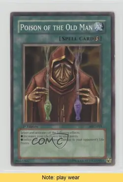Poison of the Old Man 1st Ed. YuGiOh Magician's Force #MFC-033 2003 READ 00eu - Image 1