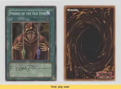 Poison of the Old Man 1st Ed. YuGiOh Magician's Force #MFC-033 2003 READ 00eu - Image 3