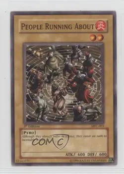 People Running About 1st Ed. YuGiOh Magician's Force #MFC-001 2003 16f0 - Image 1