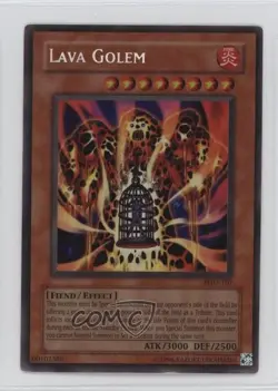 Lava Golem YuGiOh Pharaonic Guardian #PGD-107 2003 05k6 - Image 1